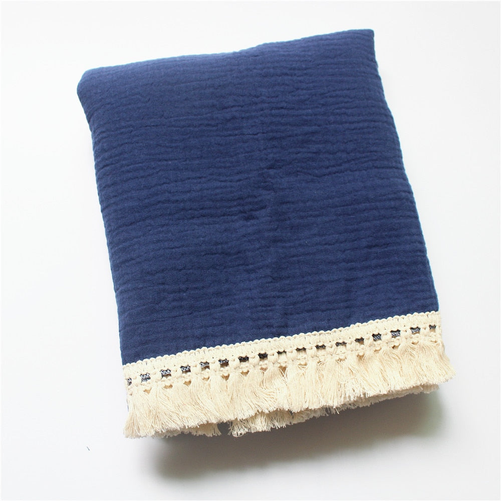 Dreamy Tasslled Throw Blanket