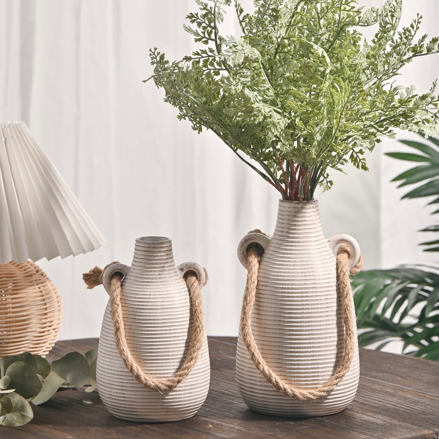 Rustic Bohemian Ceramic Vase