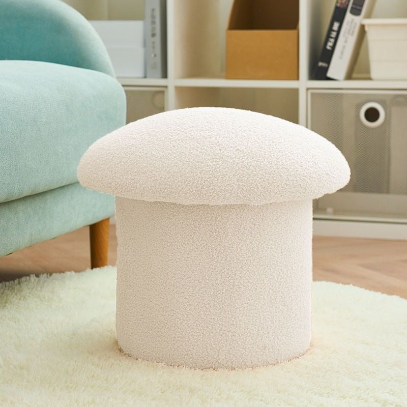 Boucle & Velvet Toadstool Seat