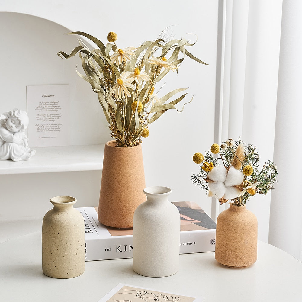 Neutral Tones Organic Vases