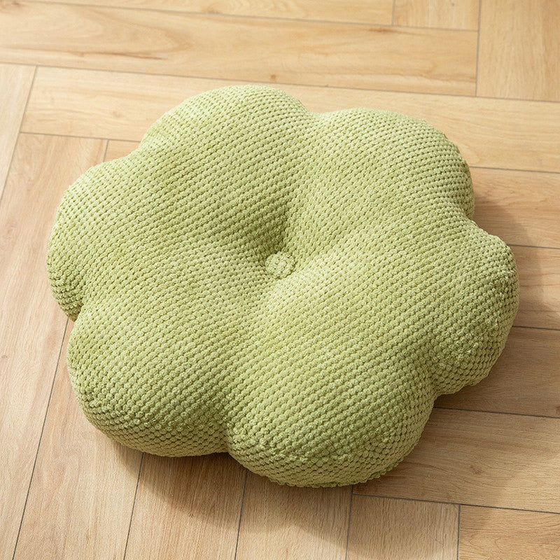 Floral Pouf Throw Cushion