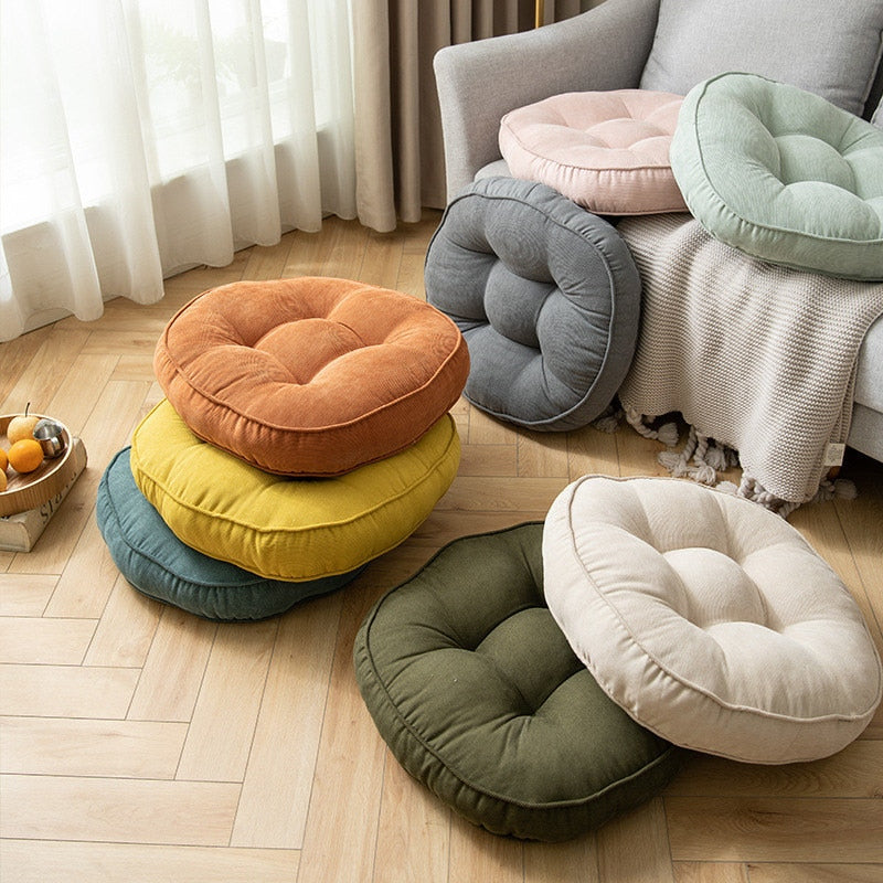 Velvet Ottoman Floor Cushion