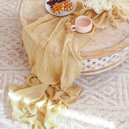 Dreamy Gauze Table Runner