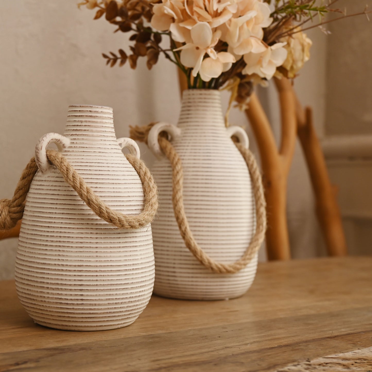 Rustic Bohemian Ceramic Vase