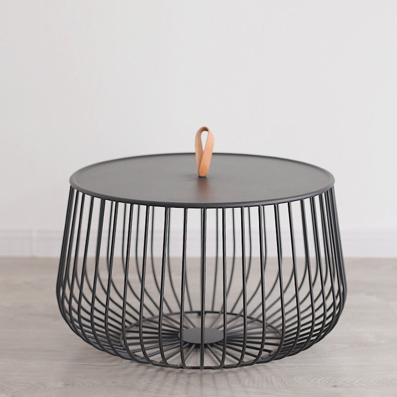 Iron Basket Coffee Table