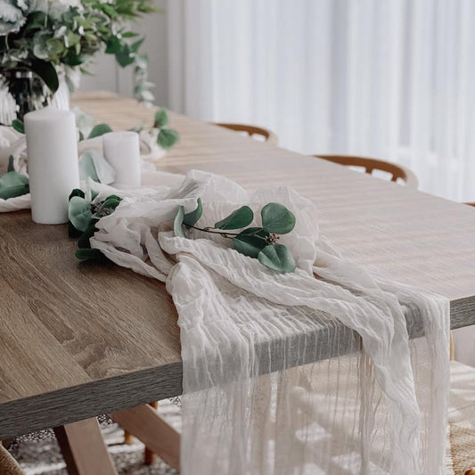 Dreamy Gauze Table Runner