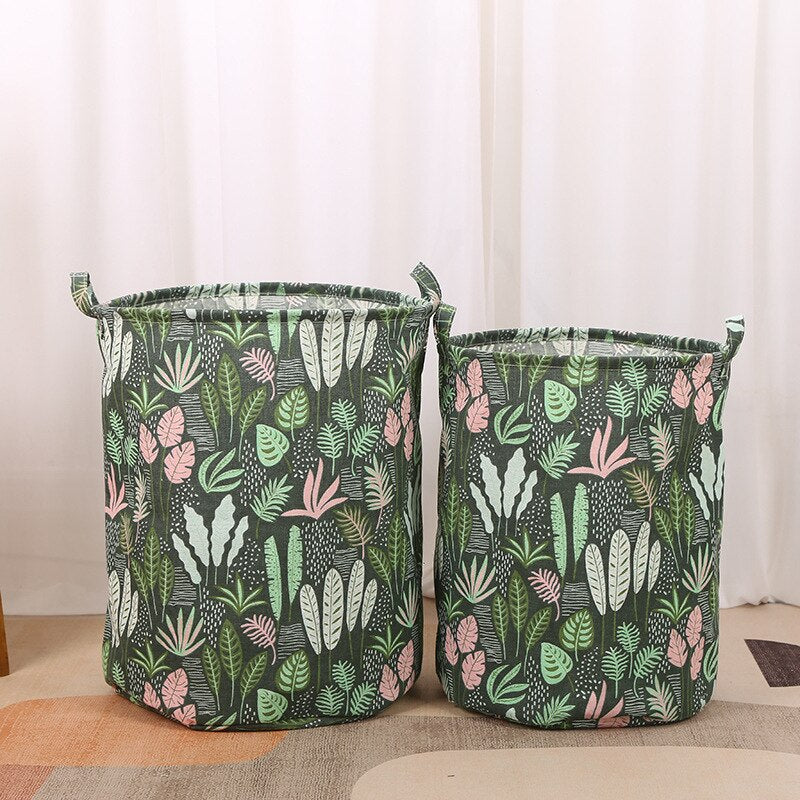 Patterned Waterproof Laundry Hamper