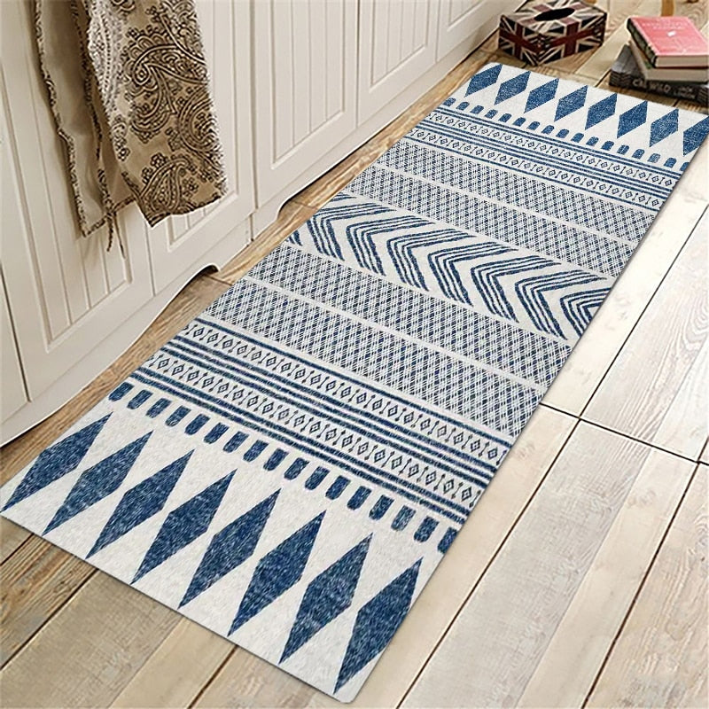 Mediterranean Patterned Hallway Rug