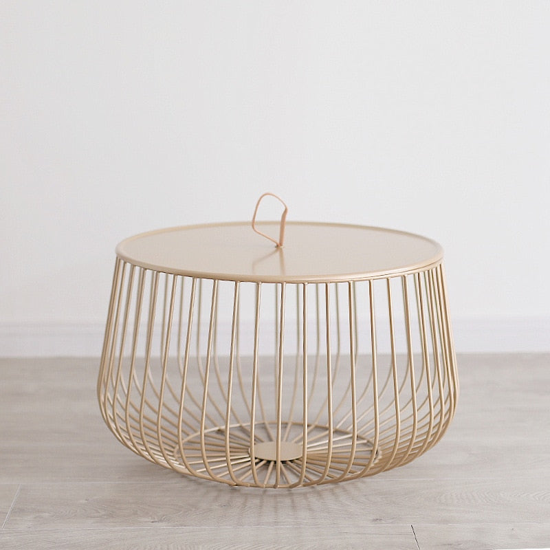 Iron Basket Coffee Table