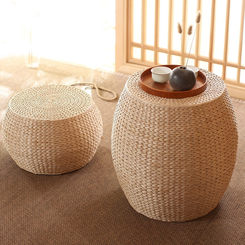 Teahouse Rattan Tatami Ottoman