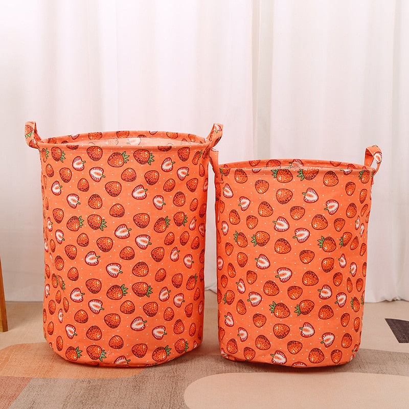 Patterned Waterproof Laundry Hamper