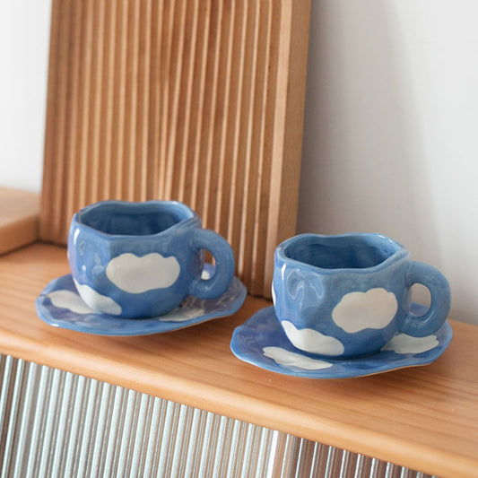 Painted Sky Mug & Saucer