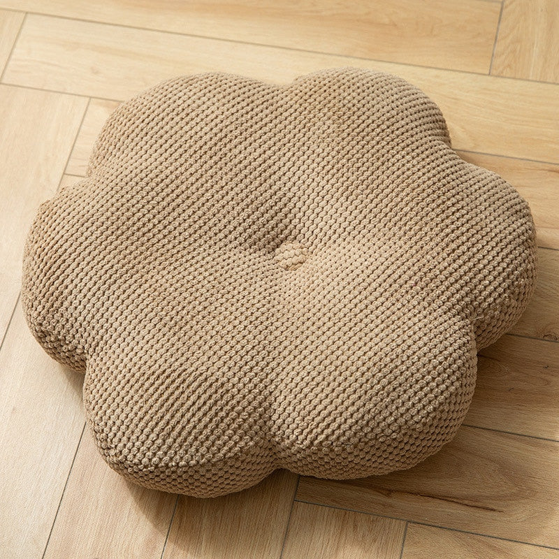 Floral Pouf Throw Cushion