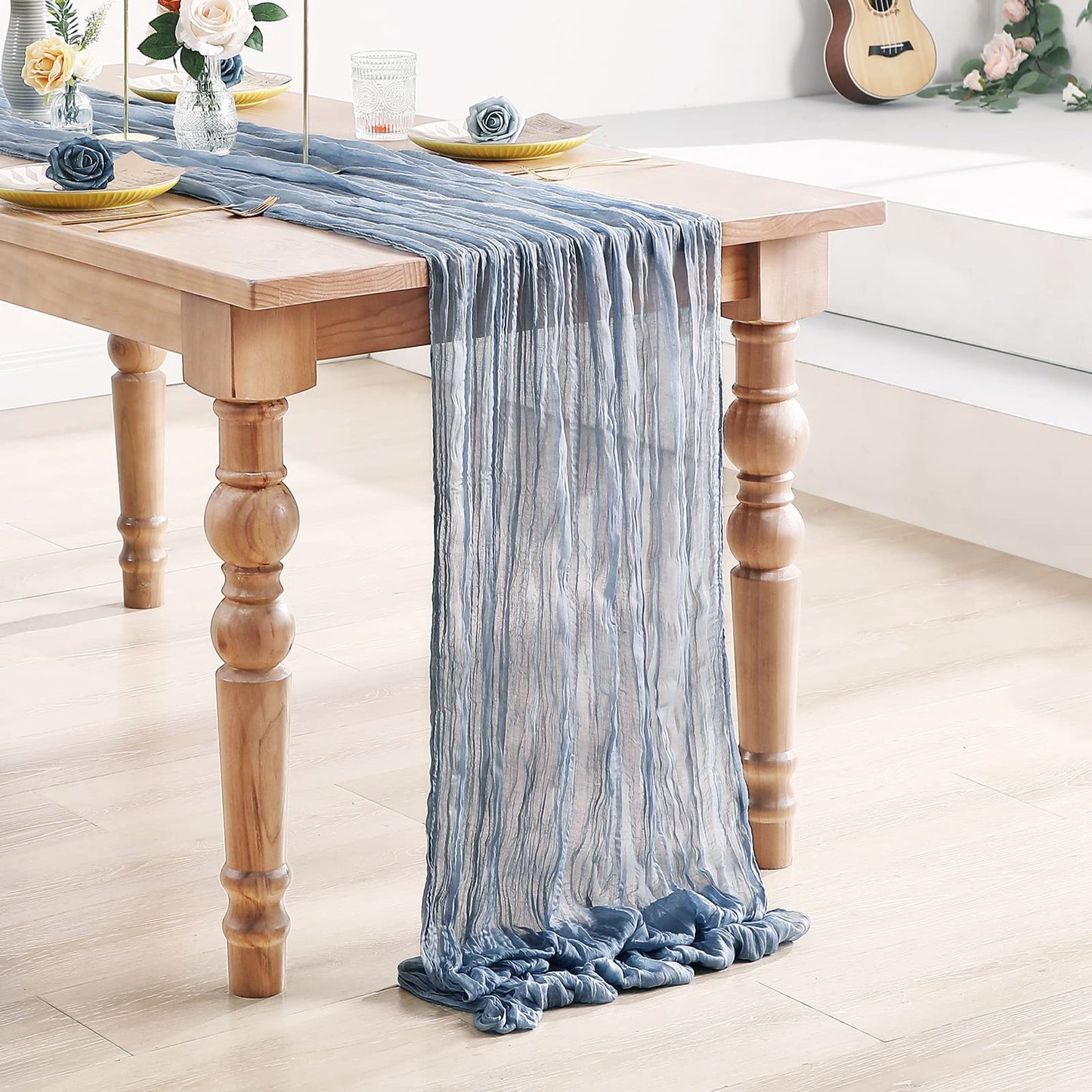 Dreamy Gauze Table Runner