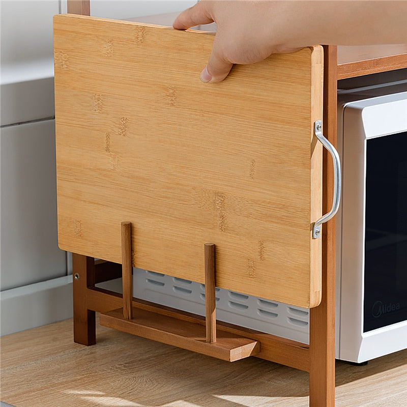 Bamboo Kitchen Storage Shelf