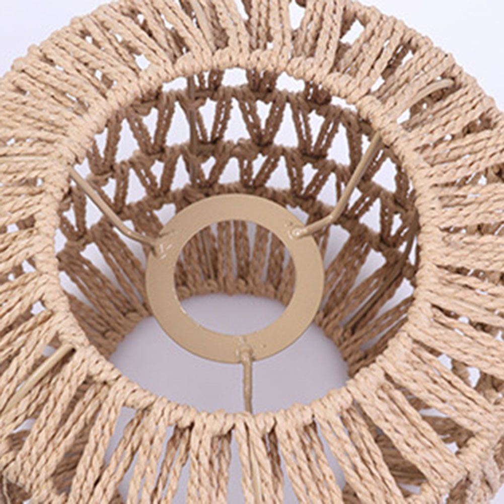 Zig-Zag Woven Hanging Lampshade