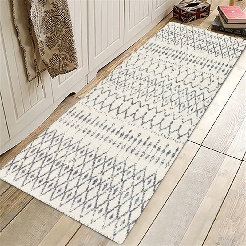 Mediterranean Patterned Hallway Rug