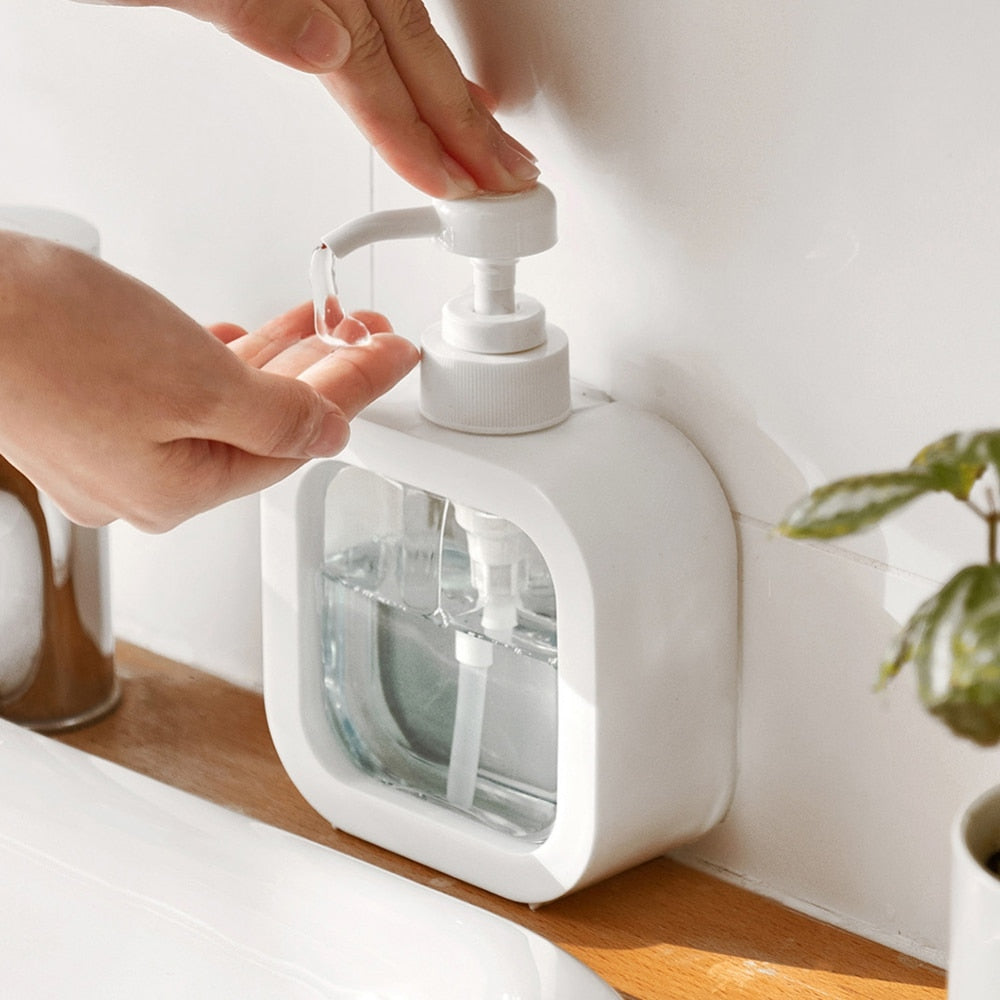 Minimalist Clear Soap Dispenser