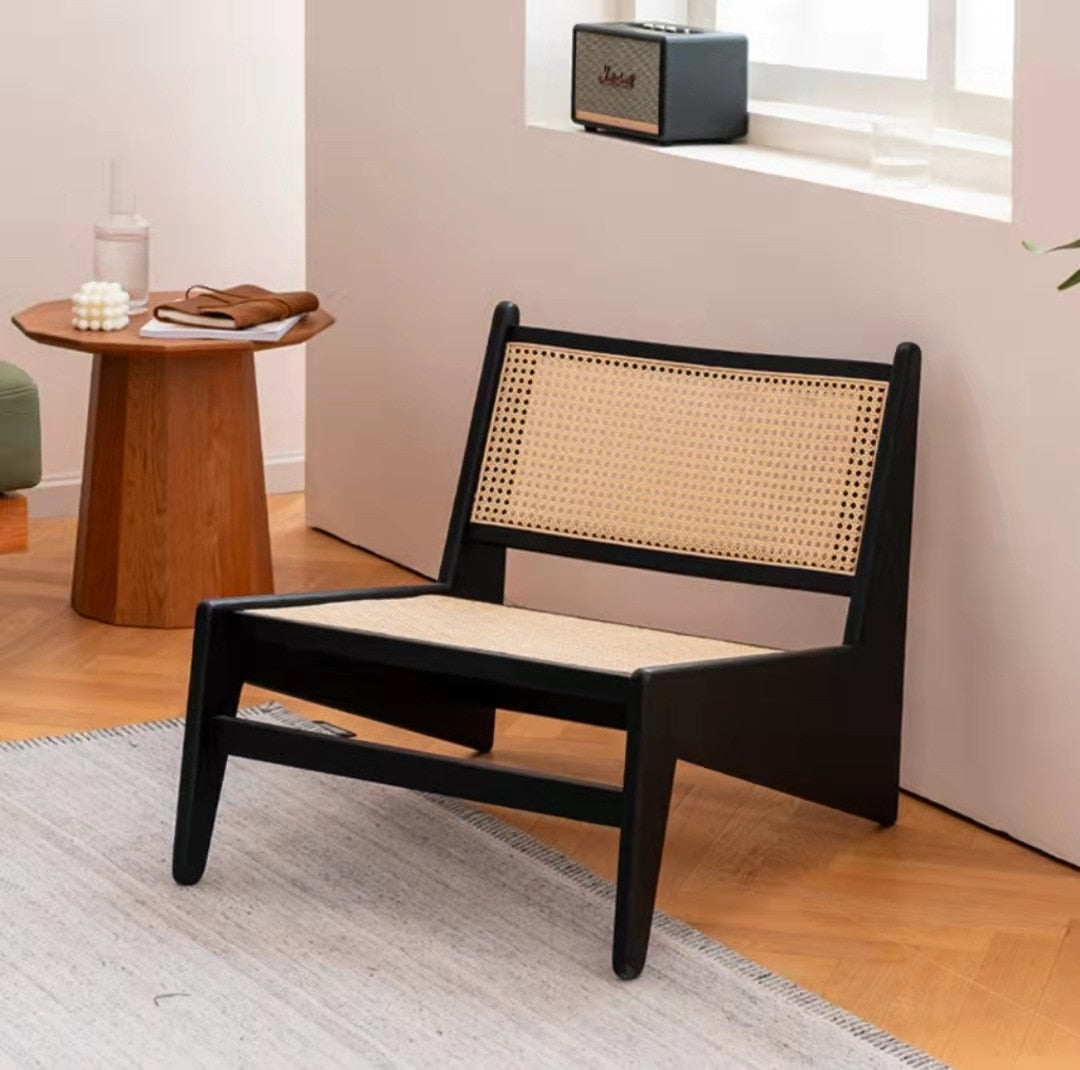 Japanese Cane Lounge Chair