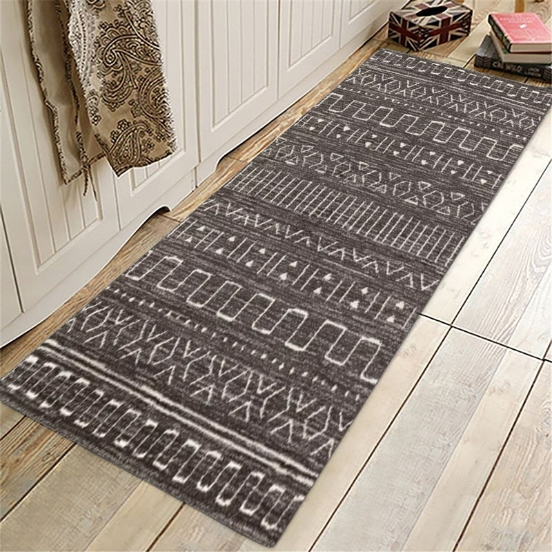 Mediterranean Patterned Hallway Rug