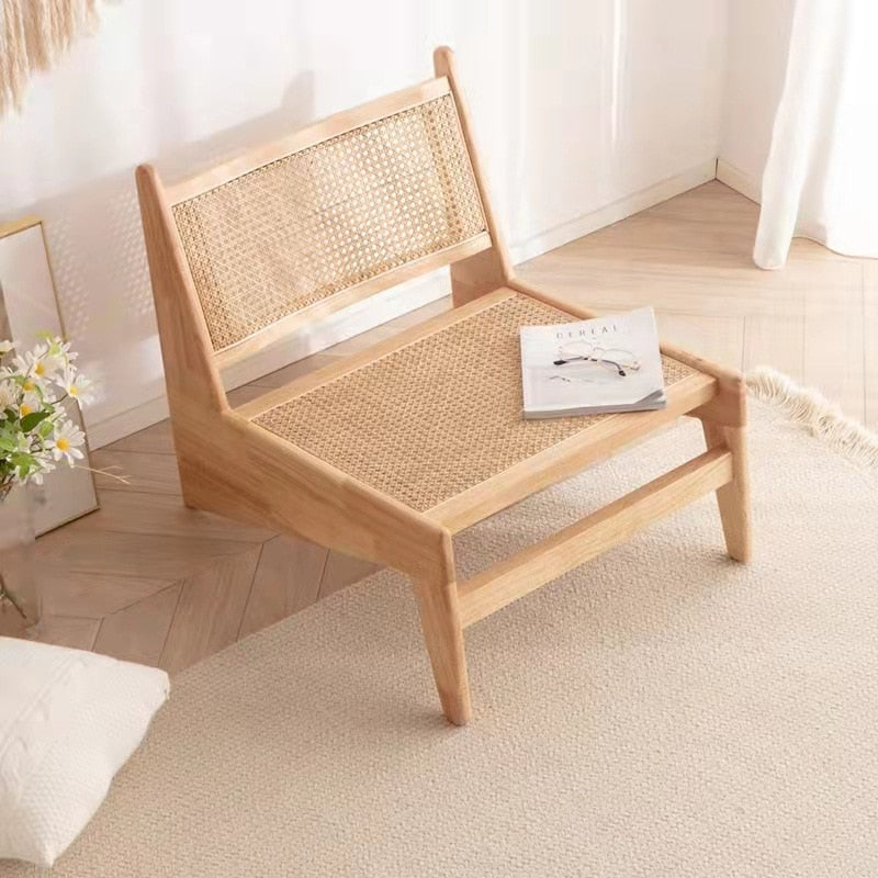 Japanese Cane Lounge Chair