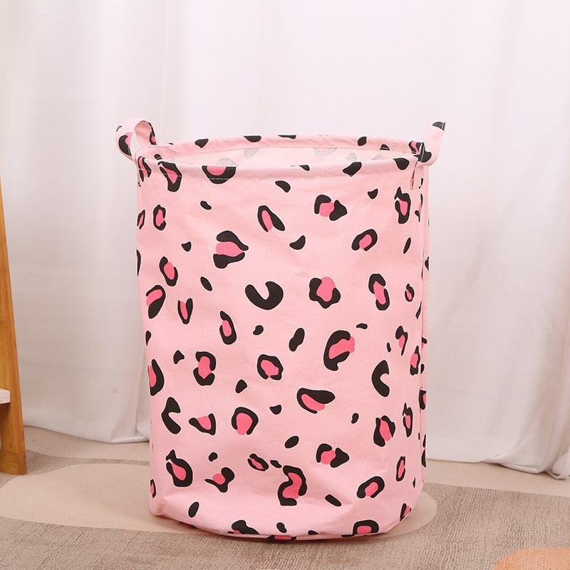 Patterned Waterproof Laundry Hamper