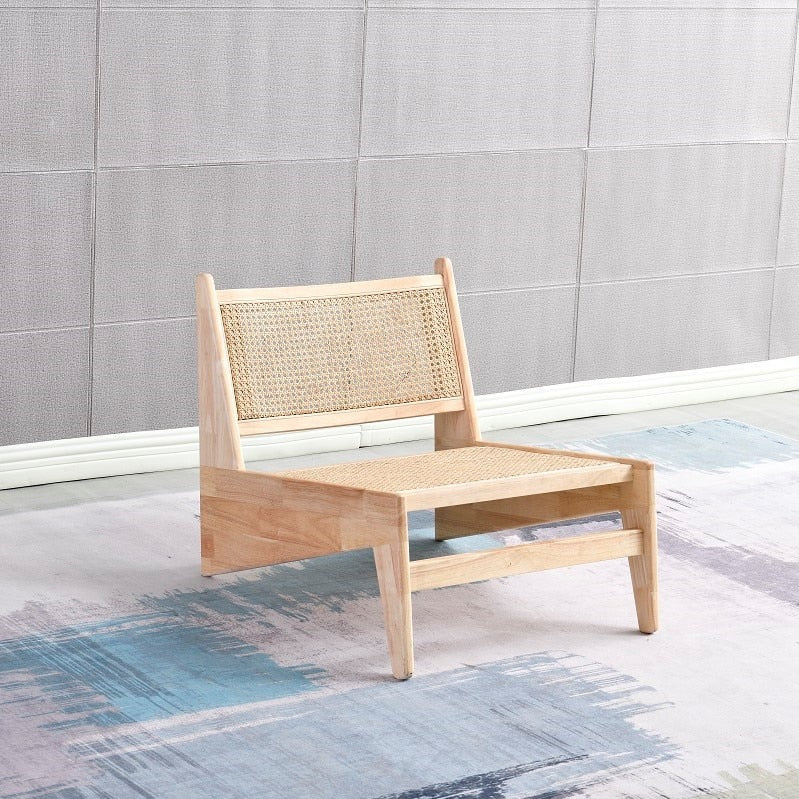 Japanese Cane Lounge Chair