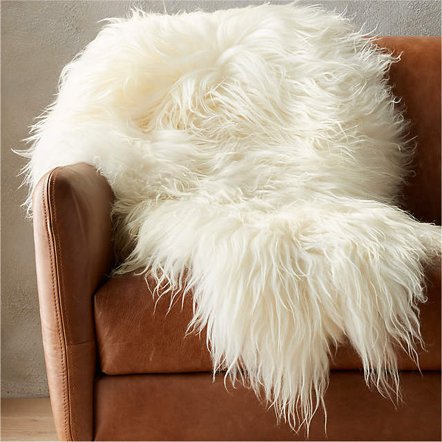 Shaggy Faux Fur Throw